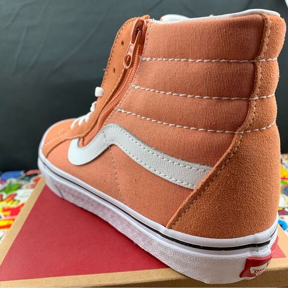 Vans Sk8-Hi Reissue SI Burnt Orange Women's Various Sizes - Picture 8 of 12